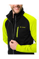 VAUDE Cyklistická větruodolná bunda - POSTA SOFTSHELL VI - žlutá/černá