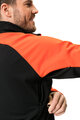 VAUDE Cyklistická větruodolná bunda - POSTA SOFTSHELL VI - červená/černá