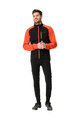 VAUDE Cyklistická větruodolná bunda - POSTA SOFTSHELL VI - červená/černá