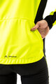 VAUDE Cyklistická větruodolná bunda - KURO SOFTSHELL - žlutá/černá