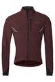 VAUDE Cyklistická větruodolná bunda - KURO SOFTSHELL - hnědá/černá