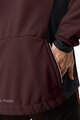VAUDE Cyklistická větruodolná bunda - KURO SOFTSHELL - hnědá/černá