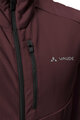 VAUDE Cyklistická větruodolná bunda - KURO SOFTSHELL - hnědá/černá