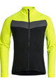 VAUDE Cyklistický dres s dlouhým rukávem zimní - POSTA LS - žlutá/černá