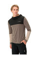VAUDE mikina - QIMSA HOODY - hnědá/černá