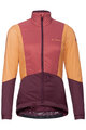 VAUDE Cyklistická zateplená bunda - KURO INSULATION - oranžová/bordó