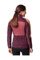 VAUDE Cyklistická zateplená bunda - KURO INSULATION - oranžová/bordó