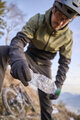 VAUDE Cyklistické rukavice dlouhoprsté - KURO WARM - černá/žlutá