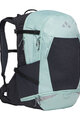VAUDE batoh - BIKE ALPIN PRO 23+5 - černá/tyrkysová