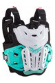 LEATT chránič na záda a hrudník - CHEST PROTECTOR 4.5 WOMEN - černá/bílá/zelená