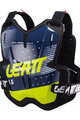LEATT chránič na záda a hrudník - CHEST PROTECTOR 1.5 TORQUE - černá/modrá/žlutá