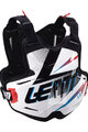 LEATT chránič na záda a hrudník - CHEST PROTECTOR 1.5 TORQUE - černá/bílá