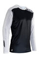 LEATT Cyklistický dres s dlouhým rukávem letní - MTB ENDURO 4.0 - bílá/černá