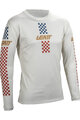 LEATT Cyklistický dres s dlouhým rukávem letní - MTB ENDURO 4.0 - bílá