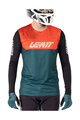 LEATT Cyklistický dres s dlouhým rukávem letní - MTB GRAVITY 5.0 - vícebarevná