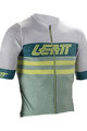 LEATT Cyklistický dres s krátkým rukávem - MTB ENDURANCE 6.0 - zelená/šedá