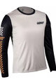 LEATT Cyklistický dres s dlouhým rukávem letní - MTB ENDURO 4.0 W - bílá/černá