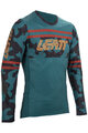 LEATT Cyklistický dres s dlouhým rukávem letní - MTB GRAVITY 4.0 - fialová