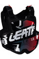 LEATT chránič na záda a hrudník - CHEST PROTECTOR TORQUE 1.5 - černá/červená