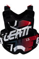 LEATT chránič na záda a hrudník - CHEST PROTECTOR TORQUE 1.5 - černá/červená