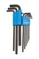 PARK TOOL sada klíčů - SET ALLEN WRENCHES PT-HXS-1-2 - modrá/černá