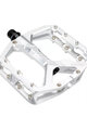 LEATT pedály - ALLMTN 6.0 FLAT WIDE 114X107MM - stříbrná