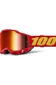 100% SPEEDLAB Cyklistické brýle - ACCURI 2 - červená/žlutá