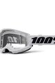 100% SPEEDLAB Cyklistické brýle - STRATA 2 - bílá/černá