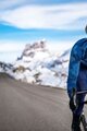 ALÉ Cyklistické kalhoty dlouhé s laclem - WINTER SOLID - modrá