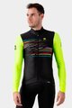 ALÉ Cyklistický dres s dlouhým rukávem zimní - LOGO PR-S - černá/žlutá