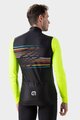ALÉ Cyklistický dres s dlouhým rukávem zimní - LOGO PR-S - černá/žlutá