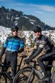 ALÉ Cyklistická větruodolná bunda - TRACK PR-R - černá/šedá