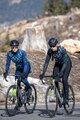 ALÉ Cyklistická větruodolná bunda - CROSSING PR-R - černá/vícebarevná