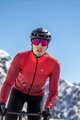 ALÉ Cyklistický dres s dlouhým rukávem zimní - SFIDA PR-S - červená