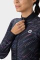 ALÉ Cyklistický dres s dlouhým rukávem zimní - BYTE PR-E LADY - černá