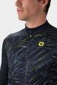 ALÉ Cyklistický dres s dlouhým rukávem zimní - QUICK R-EV1 - černá