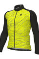 ALÉ Cyklistický dres s dlouhým rukávem zimní - BYTE PRAGMA - žlutá/černá