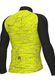 ALÉ Cyklistický dres s dlouhým rukávem zimní - BYTE PRAGMA - žlutá/černá