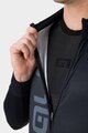 ALÉ Cyklistický dres s dlouhým rukávem zimní - QUICK R-EV1 - černá
