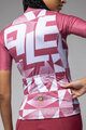 ALÉ Cyklistický dres s krátkým rukávem - MULTIVERSO PR-E - červená/bílá