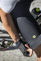 ALÉ Cyklistické kalhoty krátké s laclem - R-EV1 HAMMER 2.0 - černá