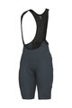 ALÉ Cyklistické kalhoty krátké s laclem - GRAVEL-PRO OFF ROAD - GRAVEL - šedá
