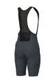 ALÉ Cyklistické kalhoty krátké s laclem - GRAVEL-PRO OFF ROAD - GRAVEL - šedá