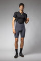 ALÉ Cyklistické kalhoty krátké s laclem - GRAVEL-PRO OFF ROAD - GRAVEL - šedá