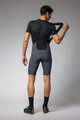 ALÉ Cyklistické kalhoty krátké s laclem - GRAVEL-PRO OFF ROAD - GRAVEL - šedá