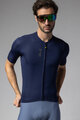 ALÉ Cyklistický dres s krátkým rukávem - COLOR BLOCK PRAGMA - modrá
