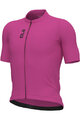 ALÉ Cyklistický dres s krátkým rukávem - COLOR BLOCK PRAGMA - růžová