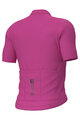 ALÉ Cyklistický dres s krátkým rukávem - COLOR BLOCK PRAGMA - růžová