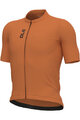 ALÉ Cyklistický dres s krátkým rukávem - COLOR BLOCK PRAGMA - oranžová