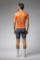 ALÉ Cyklistický dres s krátkým rukávem - COLOR BLOCK PRAGMA - oranžová